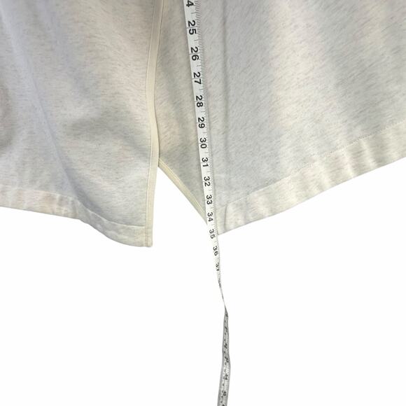 Ugg Janni Fleece Cardigan Women M Oatmeal Heather Open Asymmetrical Plush Lounge - Picture 10 of 16